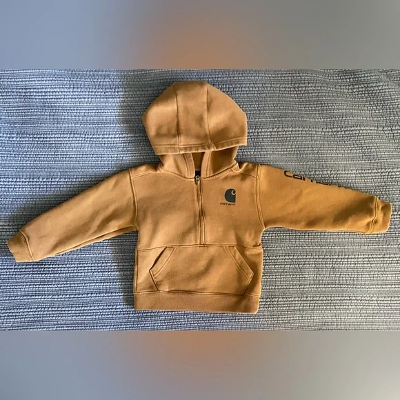 Carhartt Kids Brown Zip-Up Hoodie - Picture 2 of 4